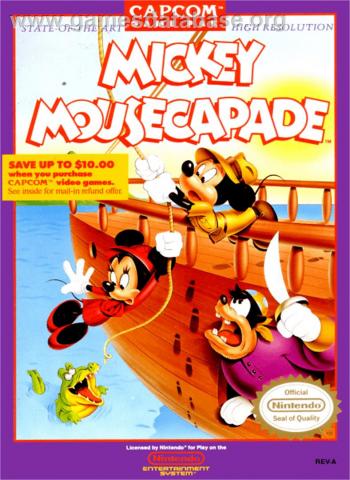 Cover Mickey Mousecapade for NES